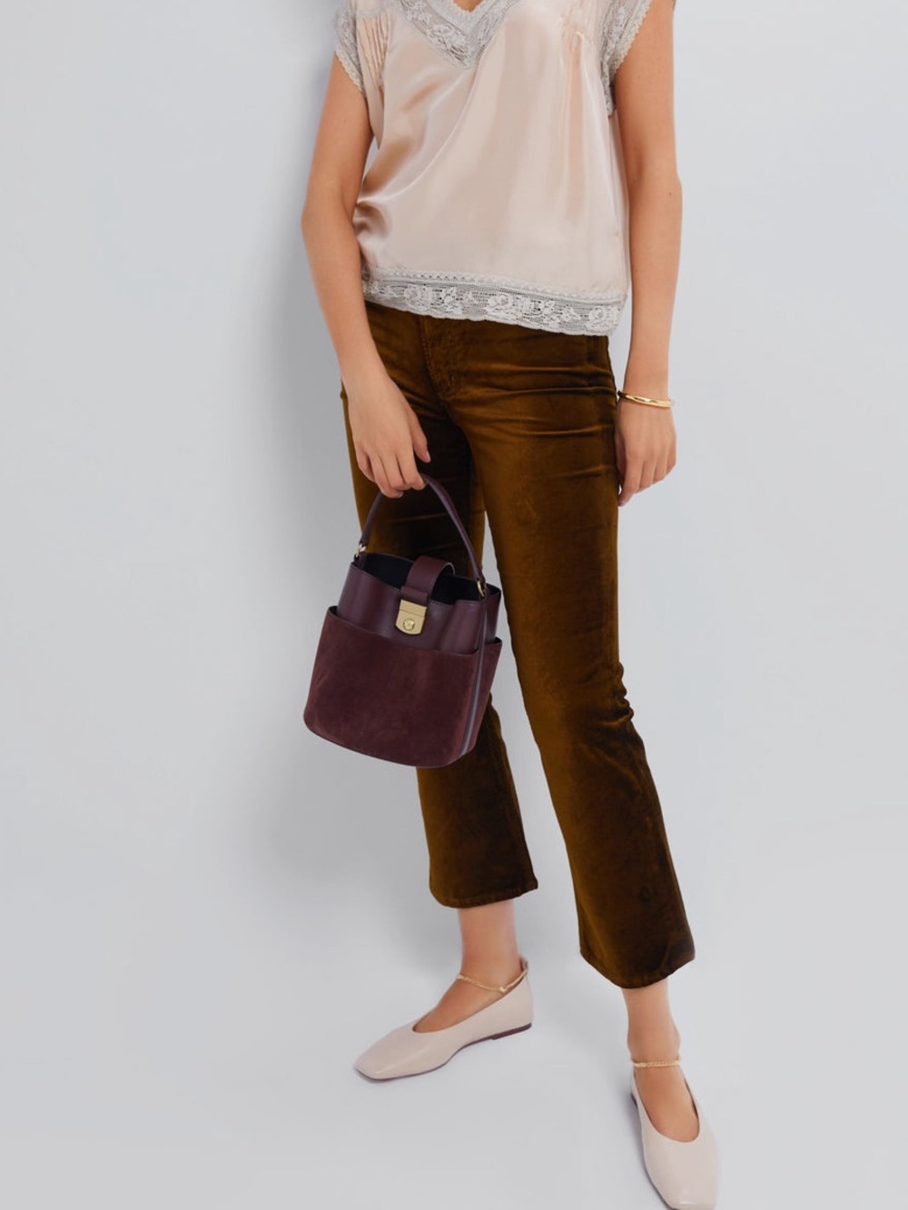 CITIZENS OF HUMANITY
Golden Velvet Isola Cropped Trouser
